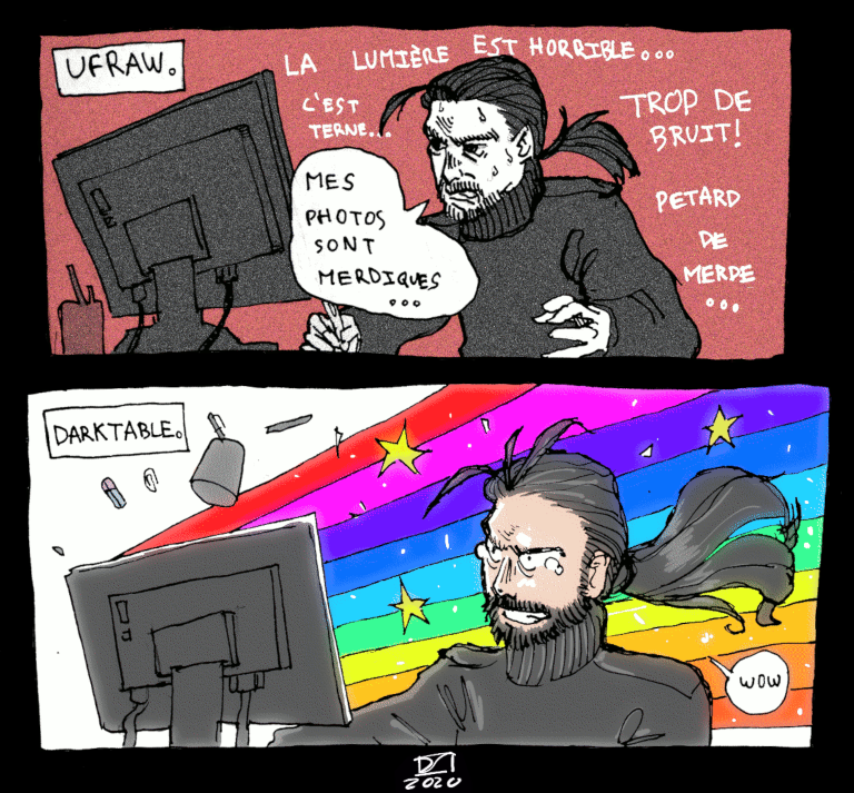 UFRaw VS darktable